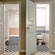 Двери для санузла и дверцы для шкафа в туалете