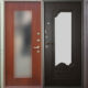 Металлические входные двери с зеркальной вставкой: надежная защита и стильный дизайн